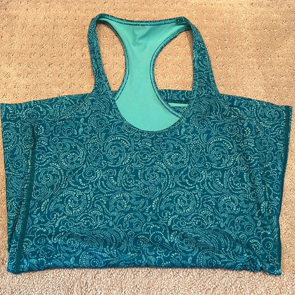 Lululemon Razorback Tank. Size 4.